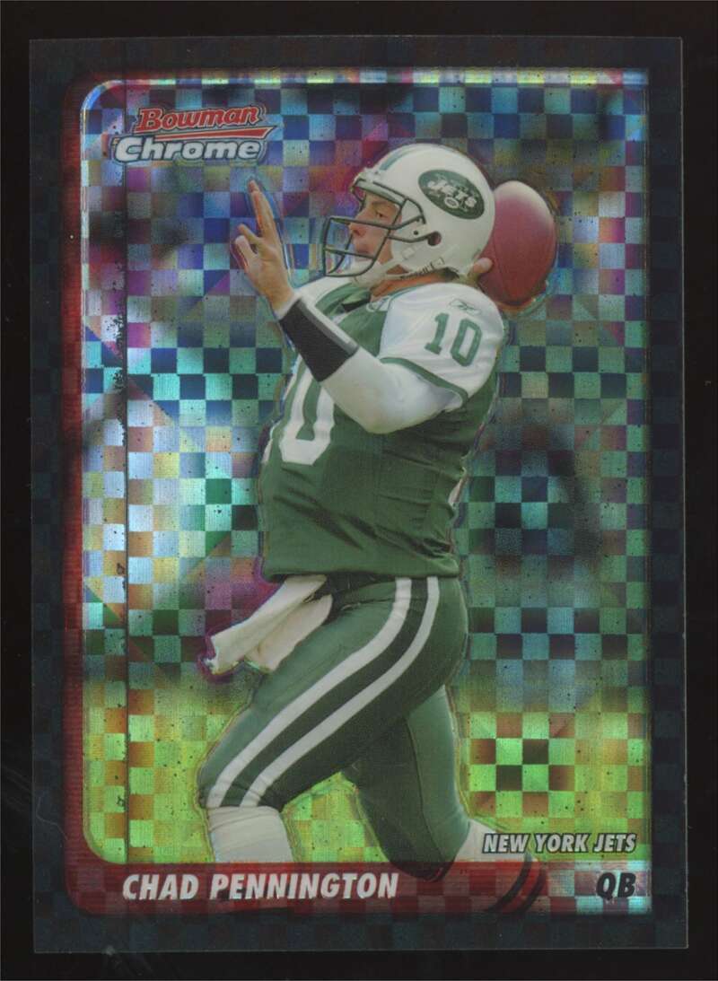 Load image into Gallery viewer, 2003 Bowman Chrome Xfractor Chad Pennington #110 New York Jets /250 Image 1
