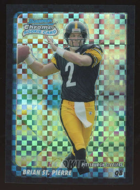 2003 Bowman Chrome Xfractor Brian St.Pierre 