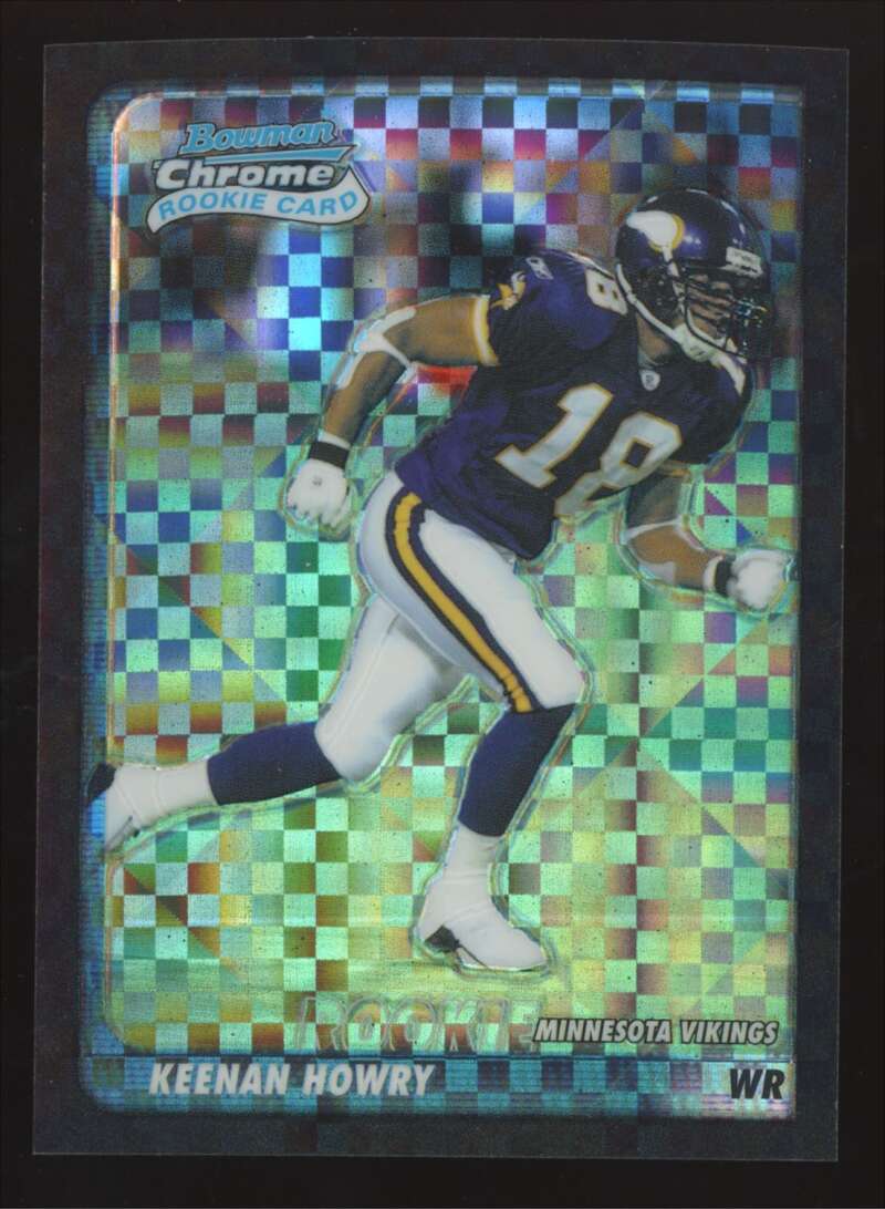 Load image into Gallery viewer, 2003 Bowman Chrome Xfractor Keenan Howry #112 Minnesota Vikings /250 Image 1
