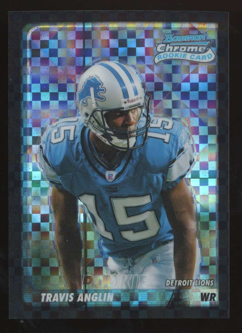 Load image into Gallery viewer, 2003 Bowman Chrome Xfractor Travis Anglin #118 Detroit Lions /250 Image 1
