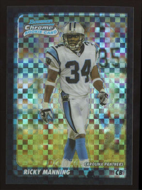 2003 Bowman Chrome Xfractor Ricky Manning 