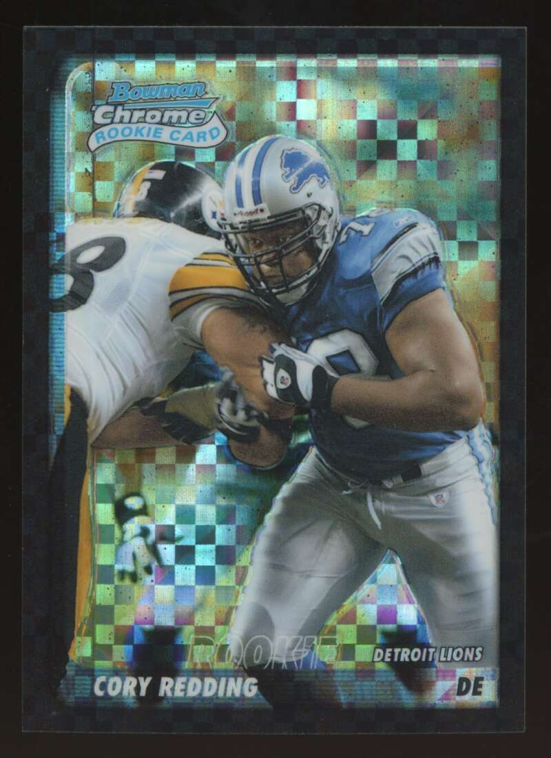 Load image into Gallery viewer, 2003 Bowman Chrome Xfractor Cory Redding #125 Detroit Lions /250 Image 1
