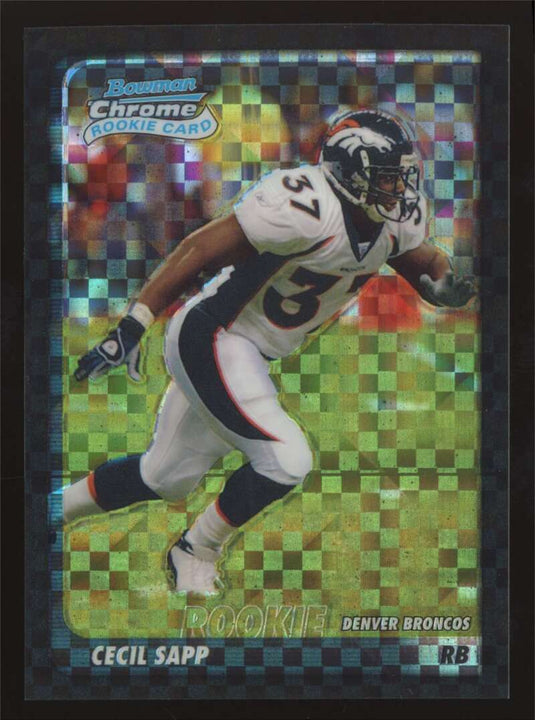 2003 Bowman Chrome Xfractor Cecil Sapp