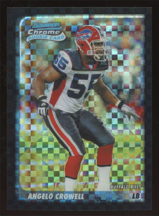 2003 Bowman Chrome Xfractor Angelo Crowell