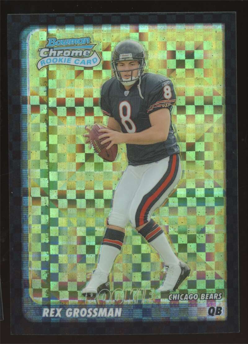 Load image into Gallery viewer, 2003 Bowman Chrome Xfractor Rex Grossman #180 Chicago Bears /250 Image 1
