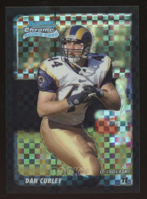 2003 Bowman Chrome Xfractor Dan Curley 