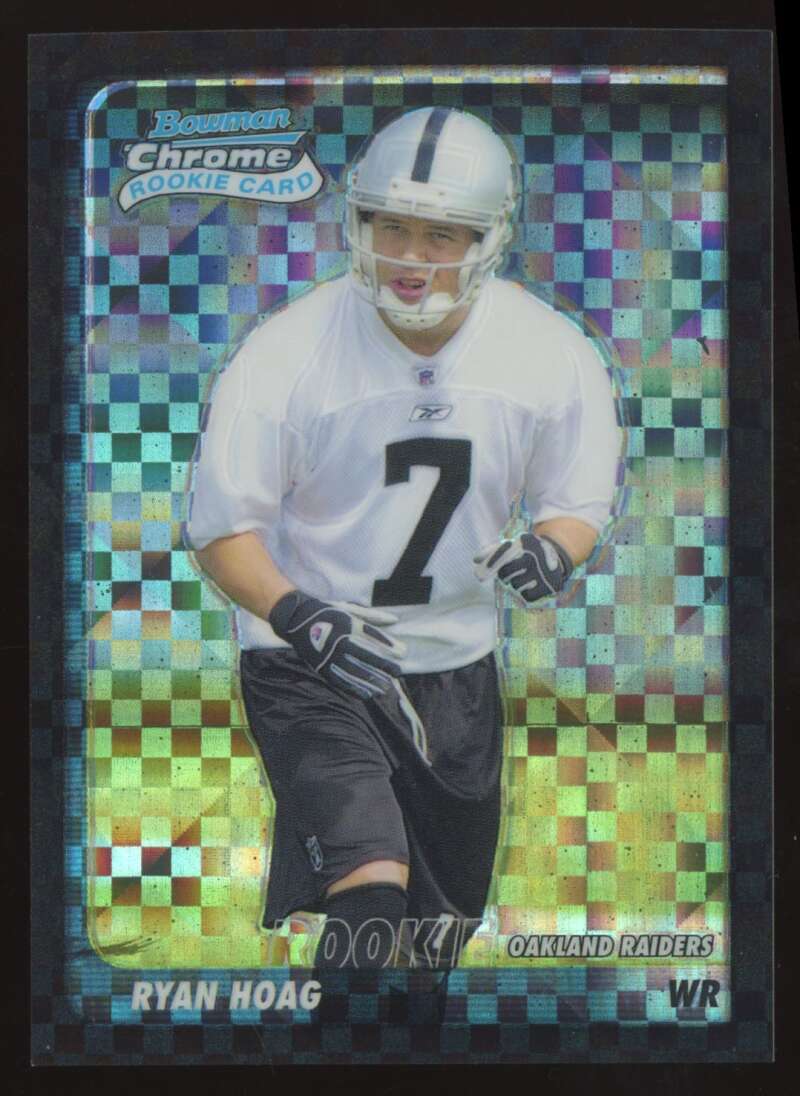 Load image into Gallery viewer, 2003 Bowman Chrome Xfractor Ryan Hoag #200 Oakland Raiders /250 Image 1
