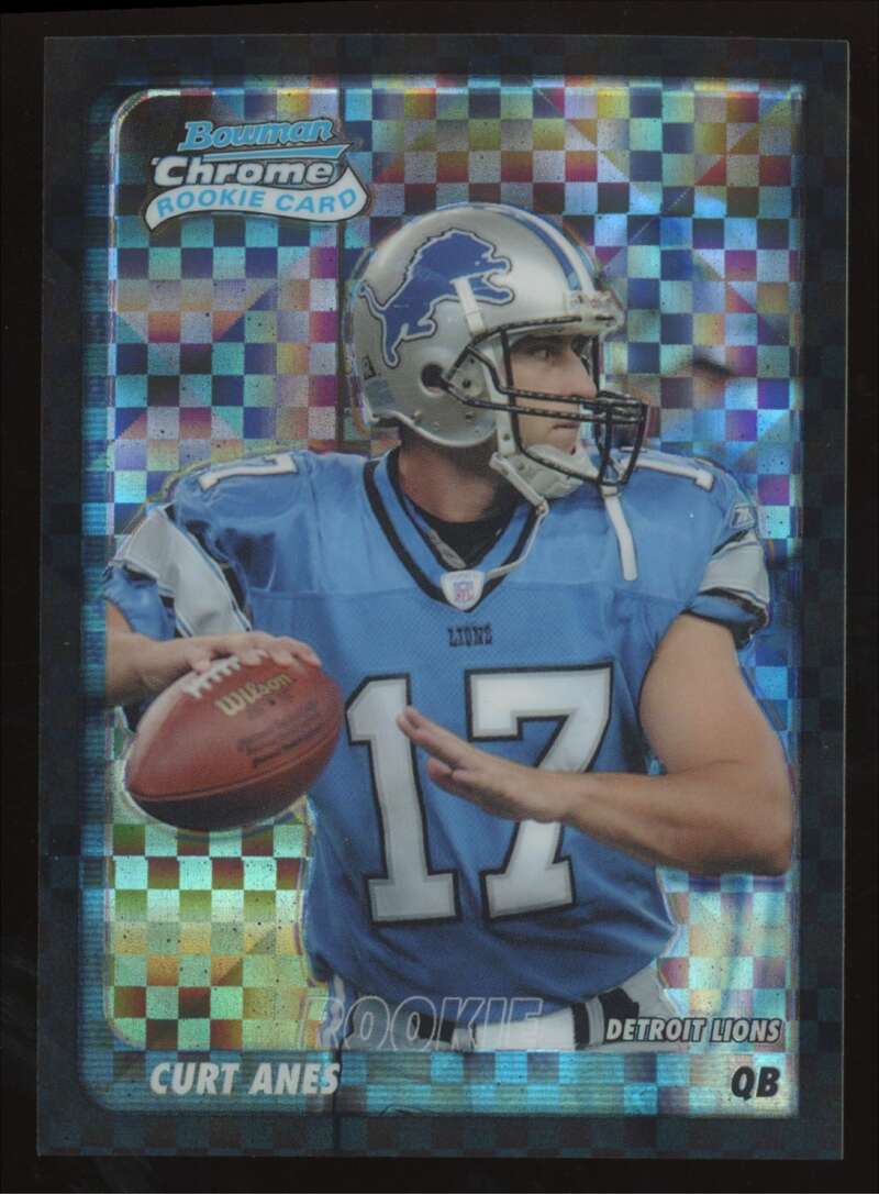 Load image into Gallery viewer, 2003 Bowman Chrome Xfractor Curt Anes #202 Detroit Lions /250 Image 1
