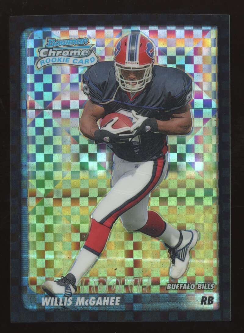 Load image into Gallery viewer, 2003 Bowman Chrome Xfractor Willis McGahee #206 Buffalo Bills /250 Image 1
