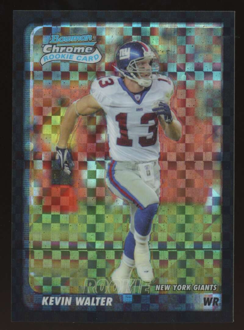 Load image into Gallery viewer, 2003 Bowman Chrome Xfractor Kevin Walter #217 New York Giants /250 Image 1
