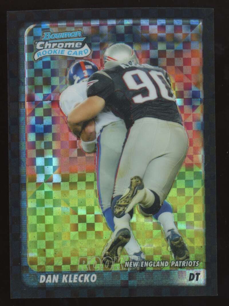 Load image into Gallery viewer, 2003 Bowman Chrome Xfractor Dan Klecko #218 New England Patriots /250 Image 1
