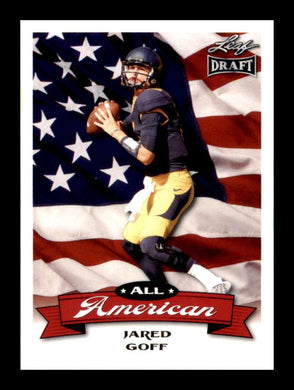 2016 Leaf Draft All American Jared Goff 