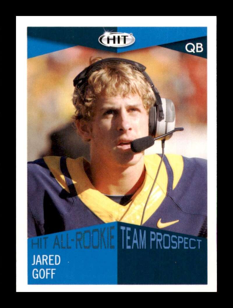 Load image into Gallery viewer, 2016 SAGE Hit Jared Goff #129 Los Angeles Rams Rookie RC  Image 1
