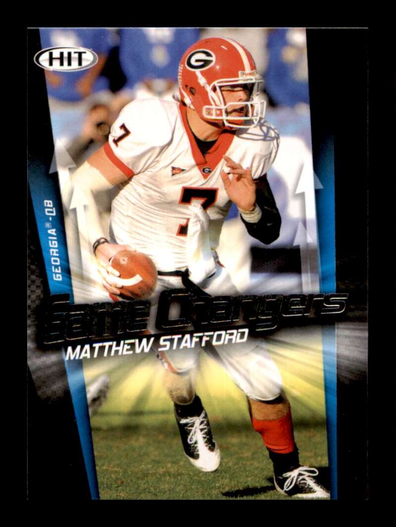 Load image into Gallery viewer, 2009 SAGE HIT Game Changers Matthew Stafford #GC-28 Detroit Lions Rookie RC  Image 1
