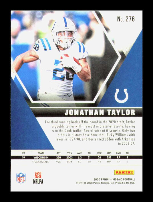 2020 Panini Mosaic Jonathan Taylor 