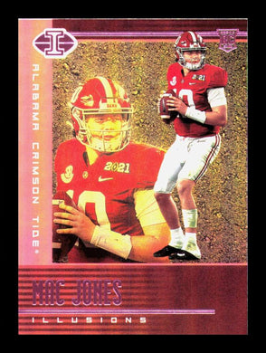 2021 Panini Chronicles Draft Illusions Pink Mac Jones 