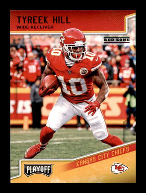 2018 Panini Playoff Red Zone Tyreek Hill 