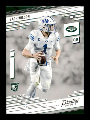 2021 Panini Prestige Zach Wilson 