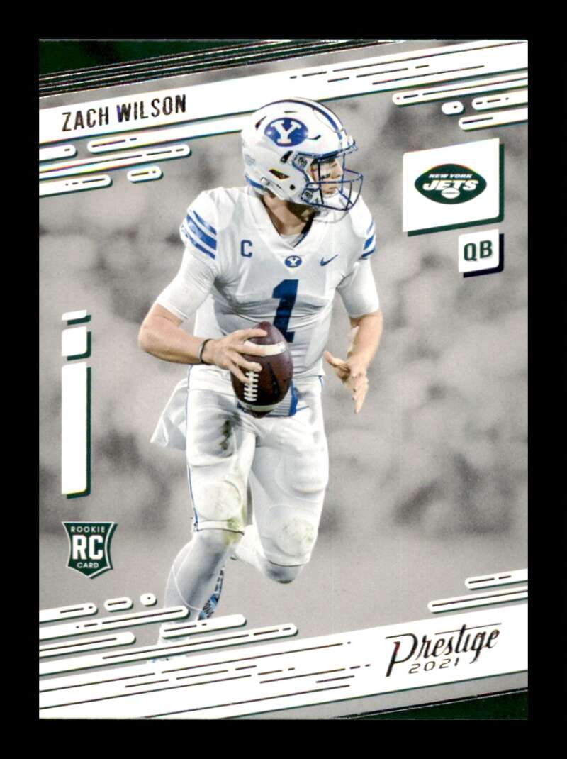 Load image into Gallery viewer, 2021 Panini Prestige Zach Wilson #202 New York Jets Rookie RC  Image 1
