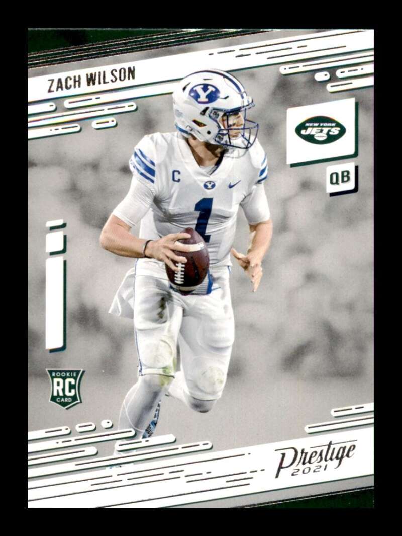 Load image into Gallery viewer, 2021 Panini Prestige Zach Wilson #202 New York Jets Rookie RC  Image 1
