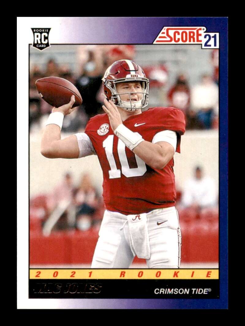 Load image into Gallery viewer, 2021 Score 1991 Throwback Mac Jones #9 Alabama Crimson Tide Rookie RC  Image 1
