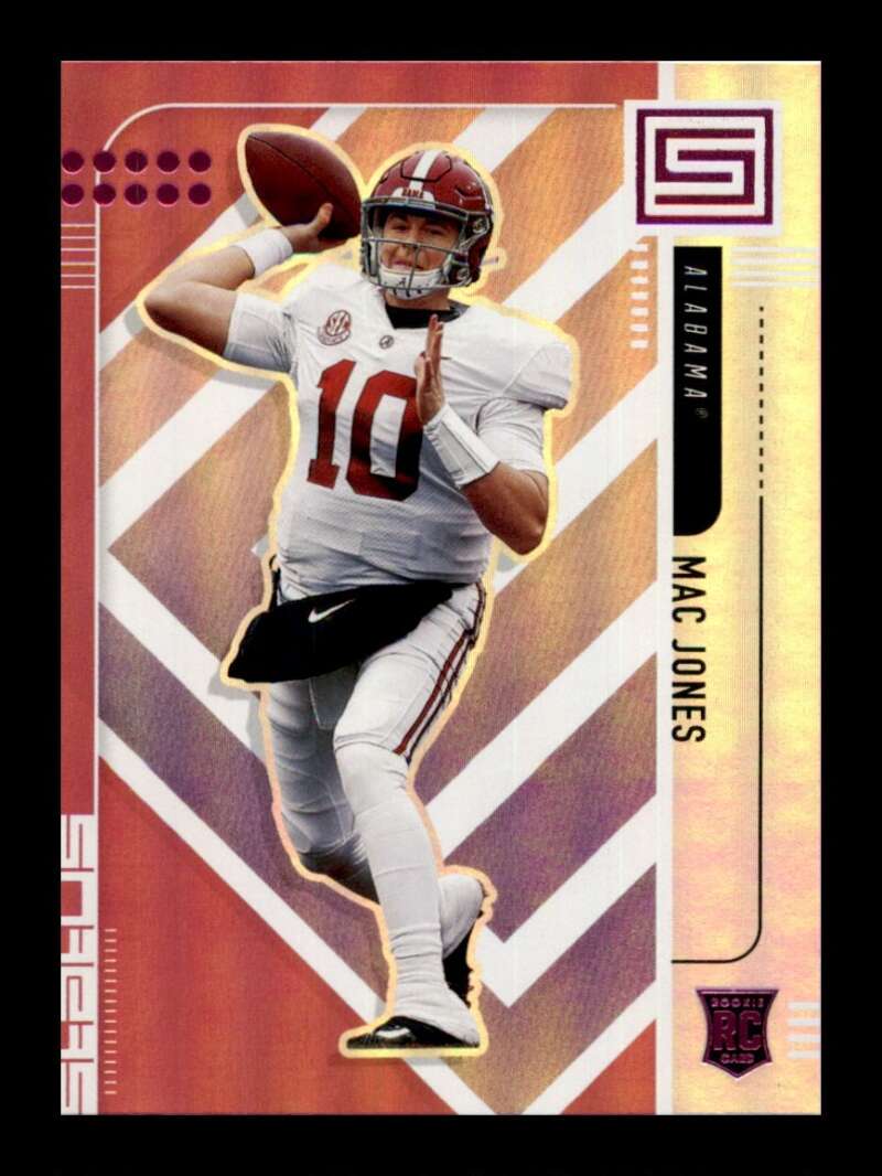 Load image into Gallery viewer, 2021 Panini Chronicles Draft Status Pink Mac Jones #166 Alabama Rookie RC Image 1
