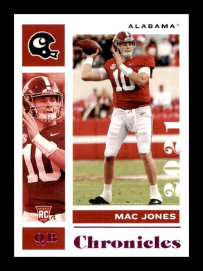 2021 Panini Chronicles Draft Pink Mac Jones 