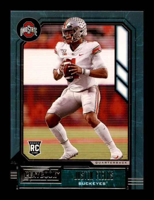 2021 Panini Chronicles Draft Playbook Justin Fields