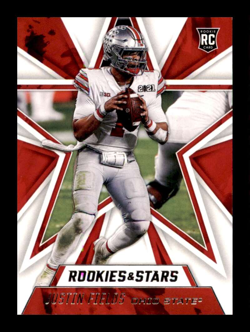 Load image into Gallery viewer, 2021 Panini Chronicles Draft Rookies &amp; Stars Justin Fields #302 Ohio State Buckeyes Rookie RC  Image 1
