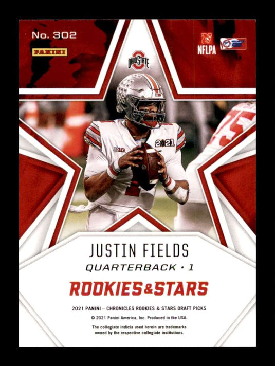 2021 Panini Chronicles Draft Rookies & Stars Justin Fields 