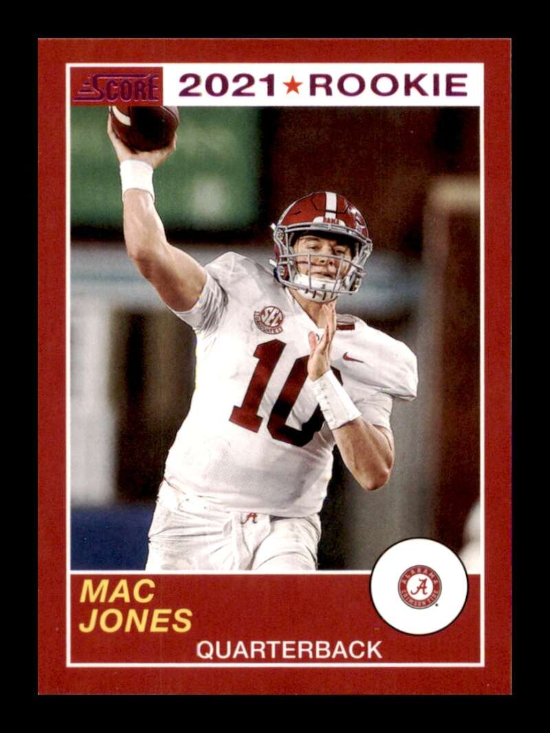 Load image into Gallery viewer, 2021 Panini Chronicles Draft Score Retro Pink Mac Jones #66 Alabama Rookie RC  Image 1
