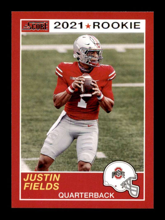 2021 Panini Chronicles Draft Score Retro Justin Fields