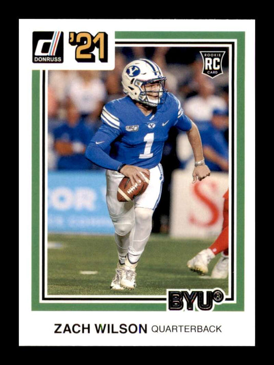 2021 Panini Chronicles Draft Donruss Retro Zach Wilson