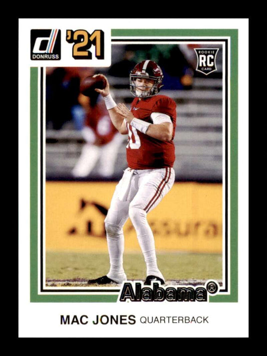 2021 Panini Chronicles Draft Donruss Retro Mac Jones