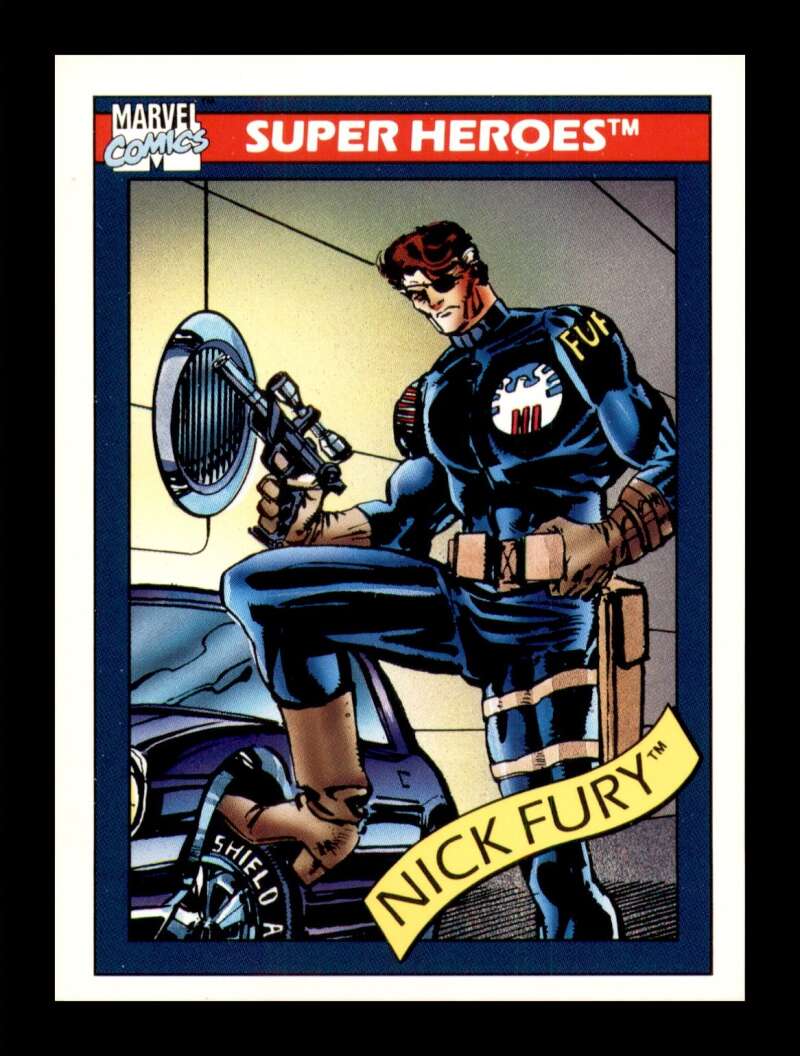 Load image into Gallery viewer, 1990 Impel Marvel Universe Nick Fury #5 NM OR BETTER Image 1
