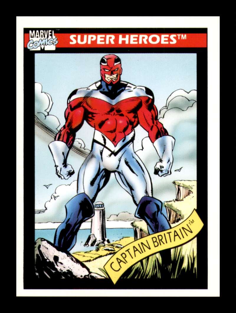 Load image into Gallery viewer, 1990 Impel Marvel Universe Captain Britian #40 NM OR BETTER Image 1
