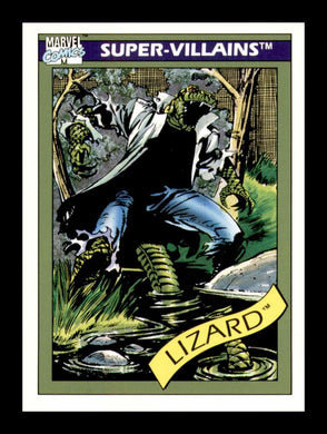 1990 Impel Marvel Universe Lizard 