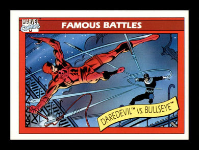 1990 Impel Marvel Universe Daredevil vs. Bullseye 