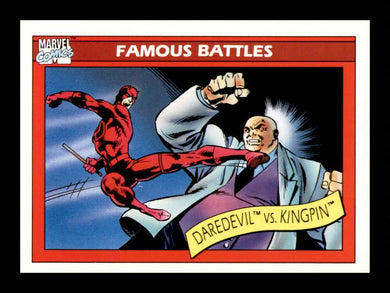 1990 Impel Marvel Universe Daredevil vs. Kingpin 