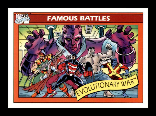 1990 Impel Marvel Universe The Evolutionary War 