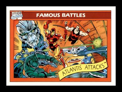 1990 Impel Marvel Universe Atlantis Attacks 
