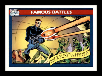 1990 Impel Marvel Universe Nick Fury vs. Hydra 