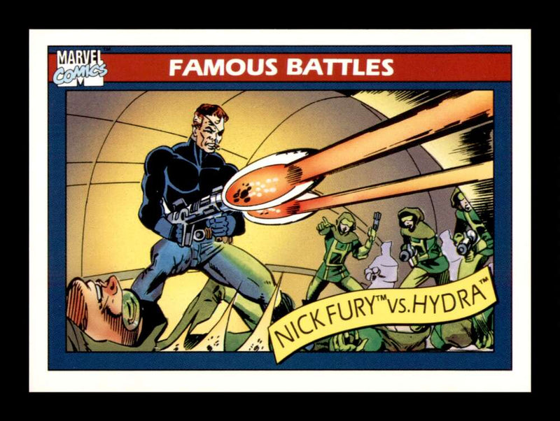 Load image into Gallery viewer, 1990 Impel Marvel Universe Nick Fury vs. Hydra #107 NM OR BETTER Image 1
