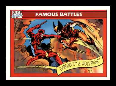 1990 Impel Marvel Universe Daredevil vs. Wolverine 