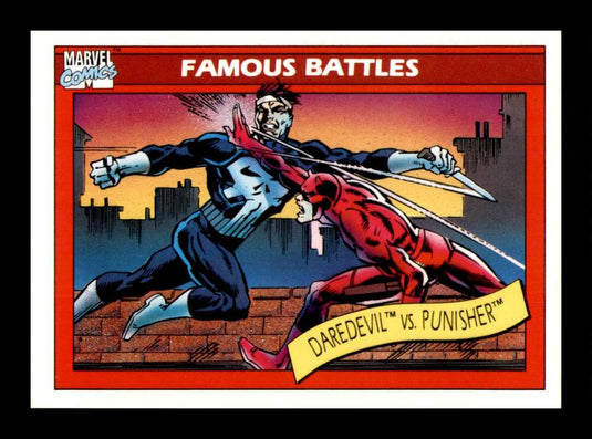 1990 Impel Marvel Universe Daredevil vs. Punisher 