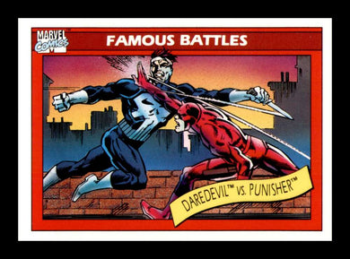 1990 Impel Marvel Universe Daredevil vs. Punisher 
