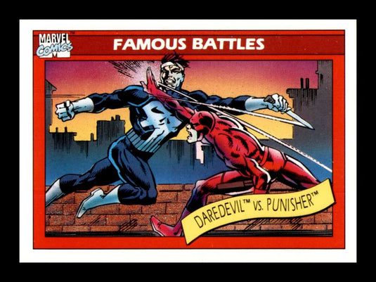 1990 Impel Marvel Universe Daredevil vs. Punisher