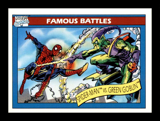 1990 Impel Marvel Universe Spider-Man Green Goblin
