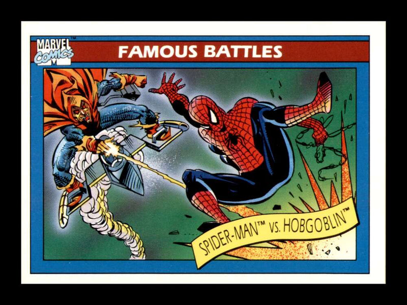 Load image into Gallery viewer, 1990 Impel Marvel Universe Spider-Man vs. Hobgoblin #112 NM OR BETTER Image 1
