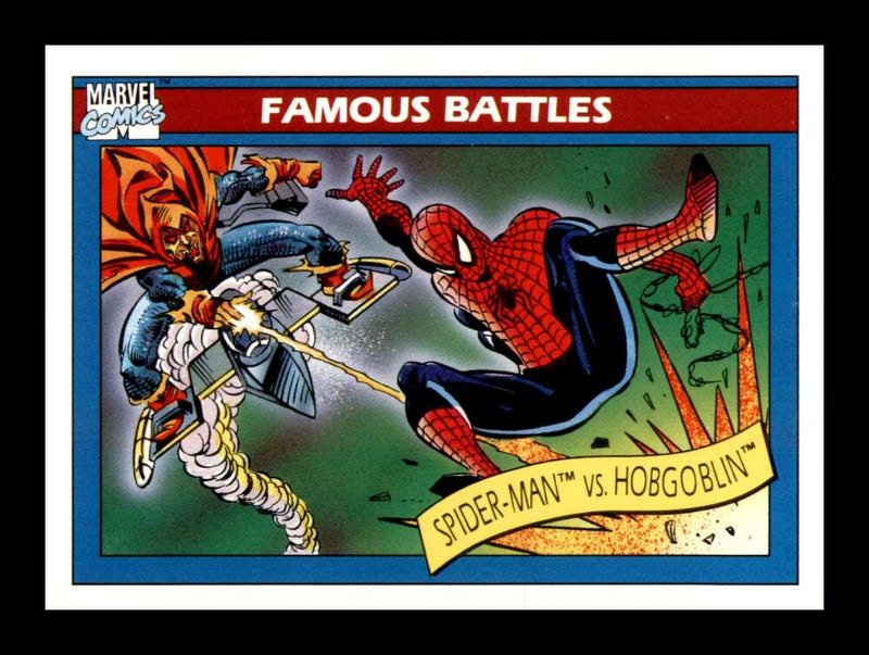 Load image into Gallery viewer, 1990 Impel Marvel Universe Spider-Man vs. Hobgoblin #112 NM OR BETTER Image 1
